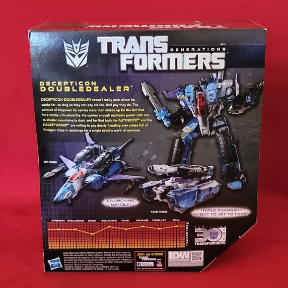 Transformers Generations Deception Double Dealer 30th Anniversary - Picture 2 of 10